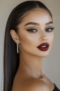 Deep Burgundy Bride
