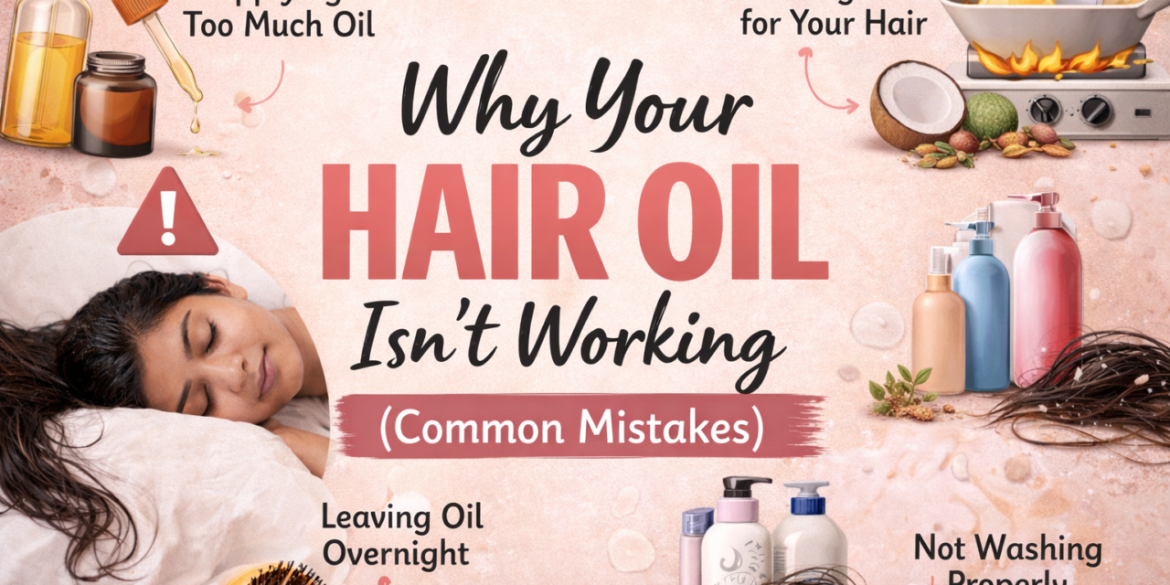 Why Your Hair Oil Isn’t Working (Common Mistakes)