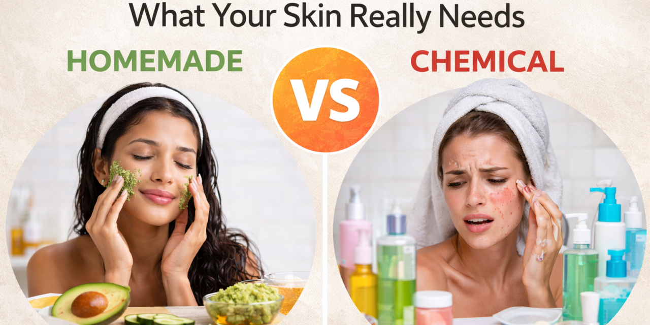 Homemade vs Chemical: What Your Skin Really Needs