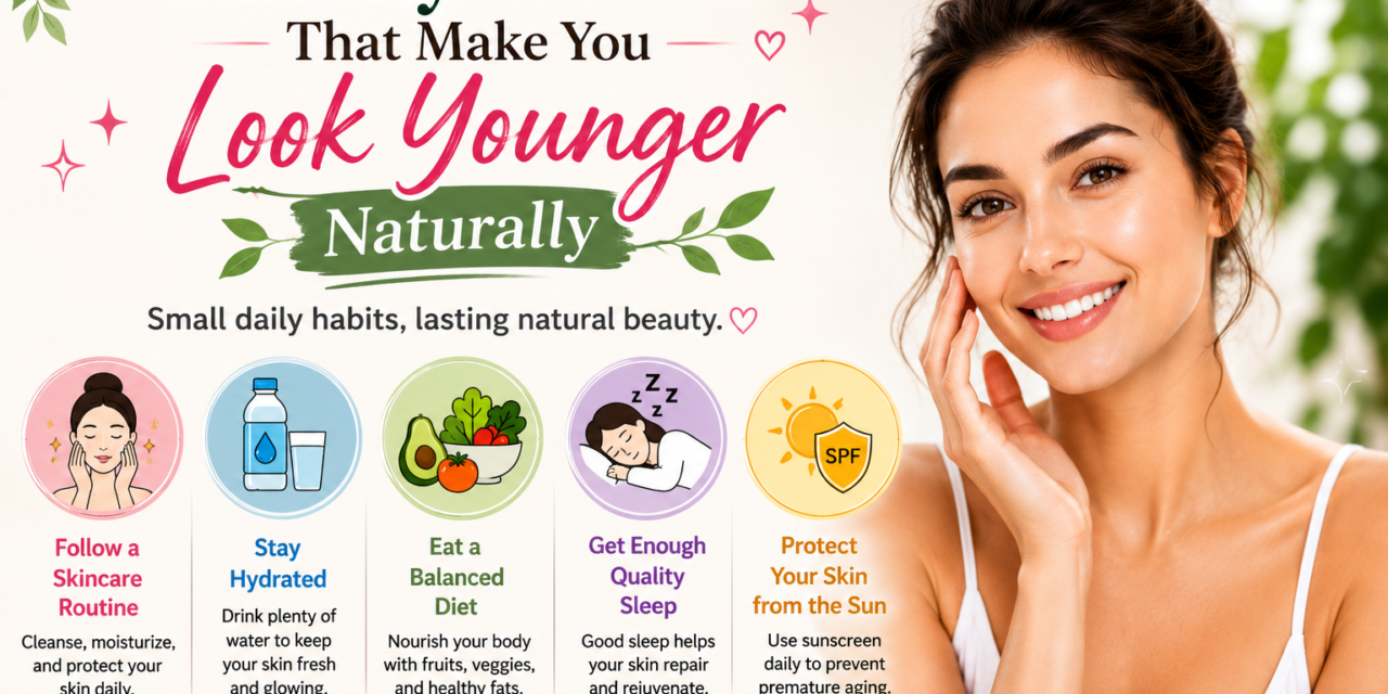 Beauty Habits That Make You Look Younger Naturally