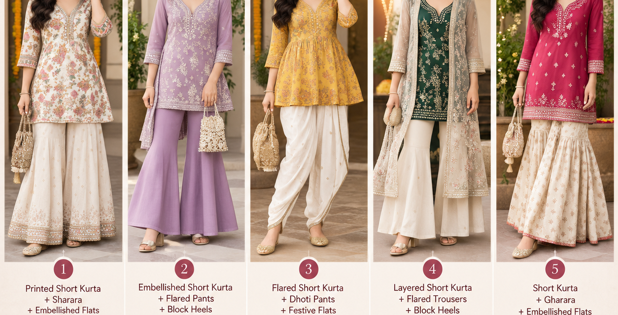 5 Short Kurta and Footwear Combos to Elevate Your Festive Wardrobe